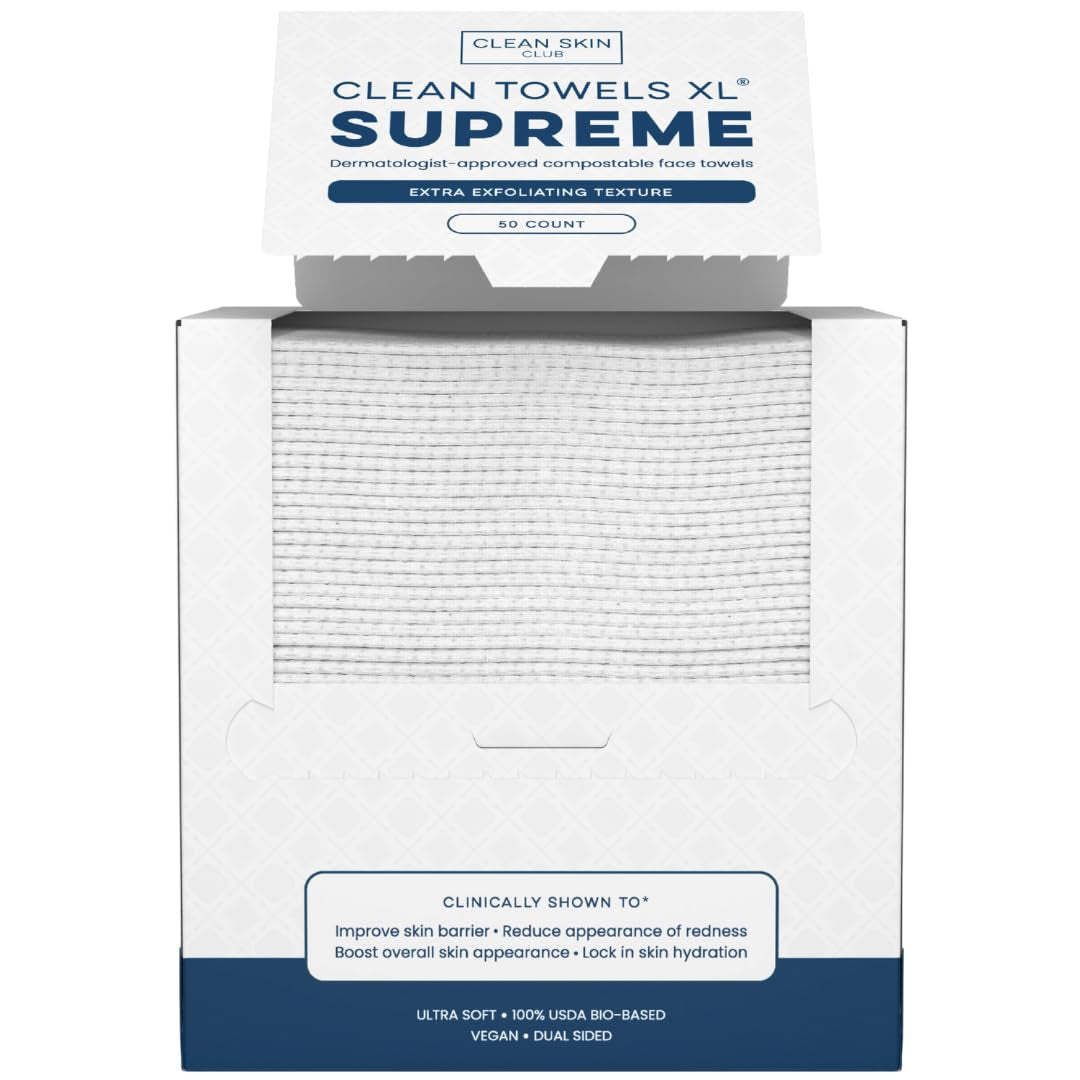 Say goodbye to stubborn makeup with our XL Biobased Face Towels! 🌿✨ Approved by the Eczema Association, these ultra-soft disposable wipes come in a 50 count pack. Perfect for sensitive skin! 💖 #MakeupRemover #EcoFriendly #SkincareEssentials