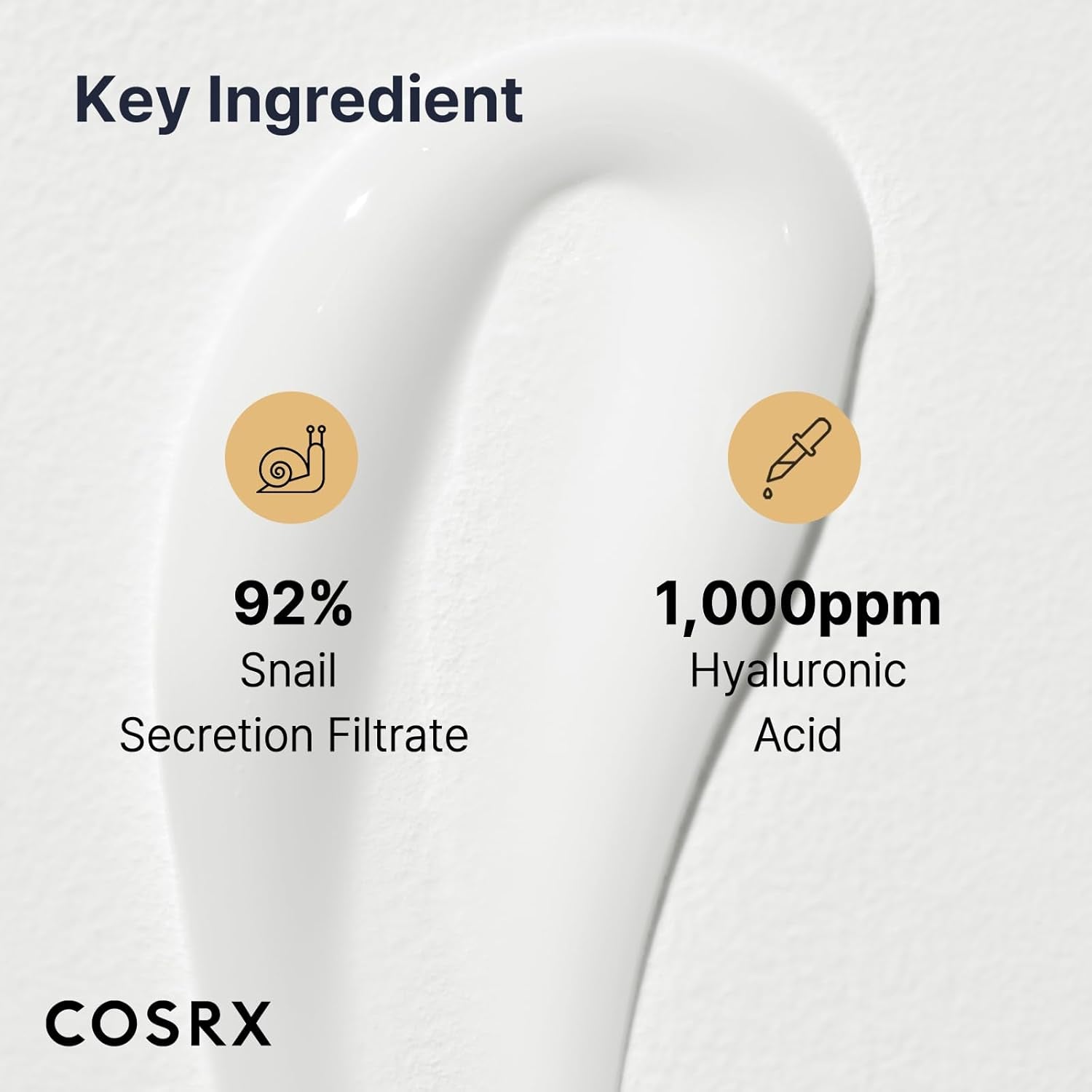 Snail Mucin 92% Moisturizing Cream - 3.52 Oz Lightweight Hydrating Formula for Radiant Skin, Korean Skincare Solution