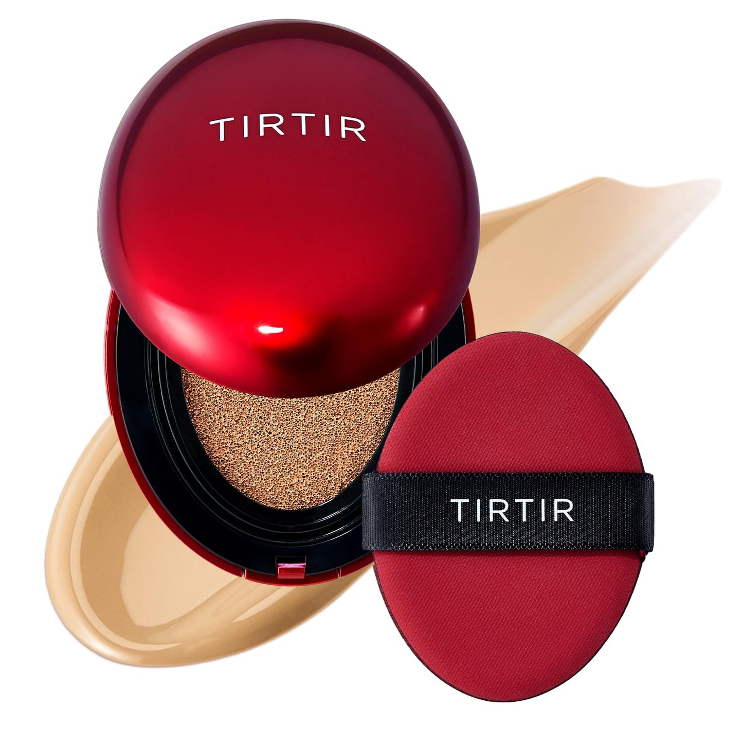 Get Flawless Skin with Our Mini Red Cushion Foundation! 🌟 Full Coverage, Weightless Feel, and a Gorgeous Satin Glow! Perfect for Concealing Tattoos! #KoreanMakeup #BeautyEssentials