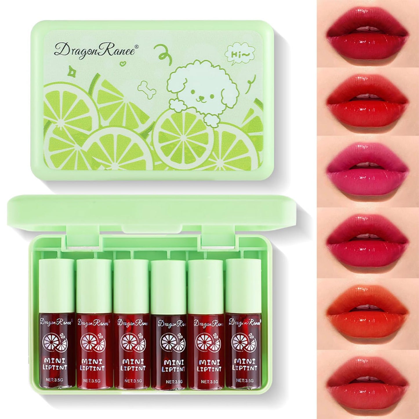 Unleash Your Inner Artist with Our Mini Liquid Lipstick Set! 💄✨ 6 Vibrant Colors for Lips & Cheeks, Long-Lasting & Moisturizing! #KBeauty #LipTint #MakeupMagic