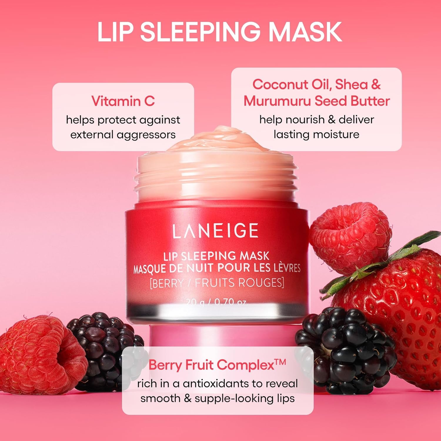 Wake Up to Soft, Hydrated Lips! ππ Try Our Lip Sleeping Mask Packed with Vitamin C, Shea Butter, and Murumuru Butter for Ultimate Overnight Nourishment! #LipCare #BeautySleep
