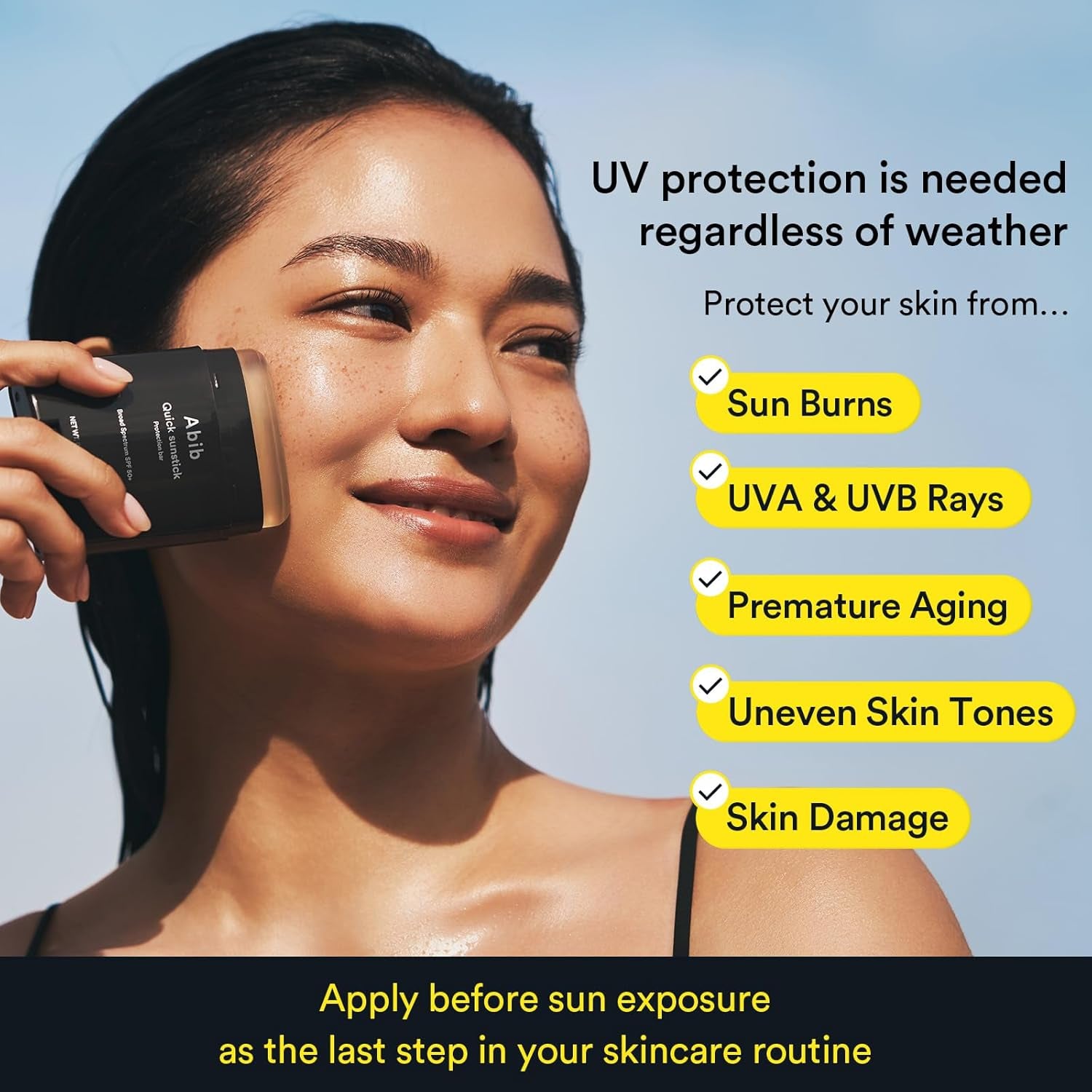 Shield your skin in style! ☀️✨ Check out our Quick Sunstick SPF 50+ – a glowing finish, no white cast, and packed with Centella Asiatica & Aloe for ultimate hydration! 🌿💖 #KBeauty #SunscreenGoals