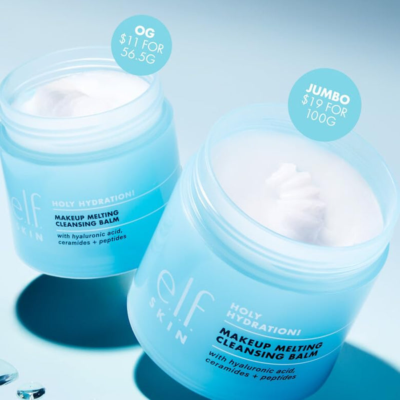 Say goodbye to stubborn makeup! ๐ Dive into SKIN Holy Hydration! ๐ง This amazing cleansing balm melts away makeup while boosting your skinโs hydration with hyaluronic acid. Perfect for a fresh, glowing face! #Skincare #MakeupRemover #HydrationHero