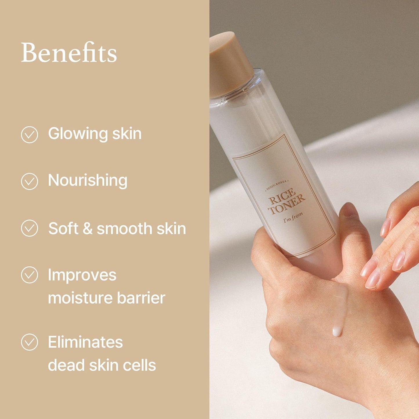 Glow Up Your Sensitive Skin! 🌾✨ Try Our Vegan Rice Toner with Niacinamide for Ultimate Hydration! Alcohol-Free & Fragrance-Free! #KBeauty #SkincareEssentials
