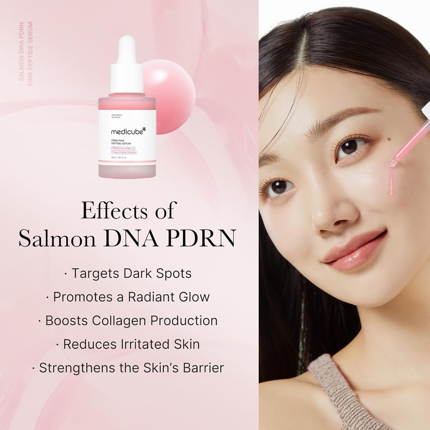 Revitalize Your Skin with Salmon DNA PDRN Pink Peptide Serum! π Hydrate, Moisturize, and Firm Up Uneven Skin Tone with Niacinamide! π 1.01 Fl.Oz.