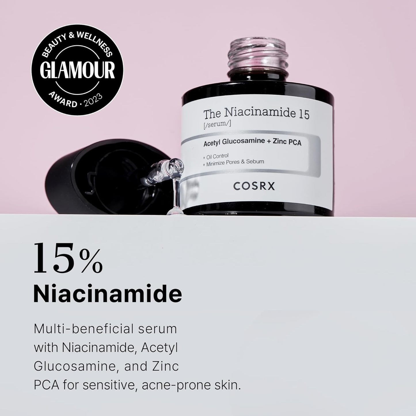 Glow Up with Our 15% Niacinamide Face Serum! 🌟 Pore Minimizing & Skin Tone Perfecting - Your New Korean Skincare Essential! 💖