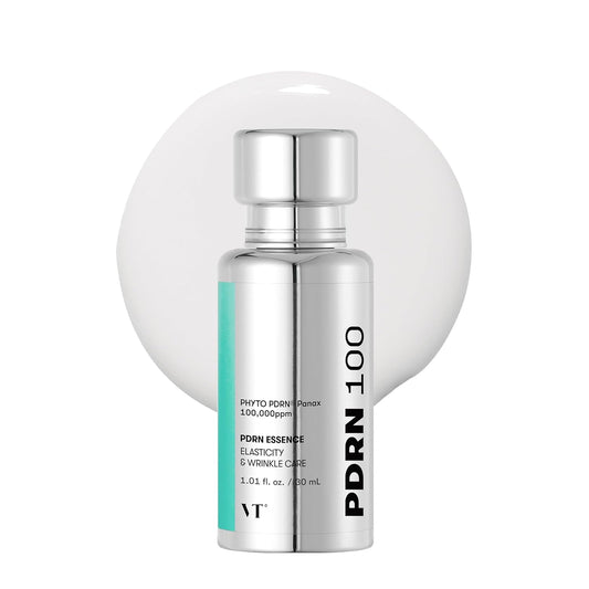 PDRN 100 Essence - Advanced Intensive Glow Serum with 100,000 PPM Vegan PDRN for Skin Restoration, Hydration, and Firming - 1.01 Fl. Oz.