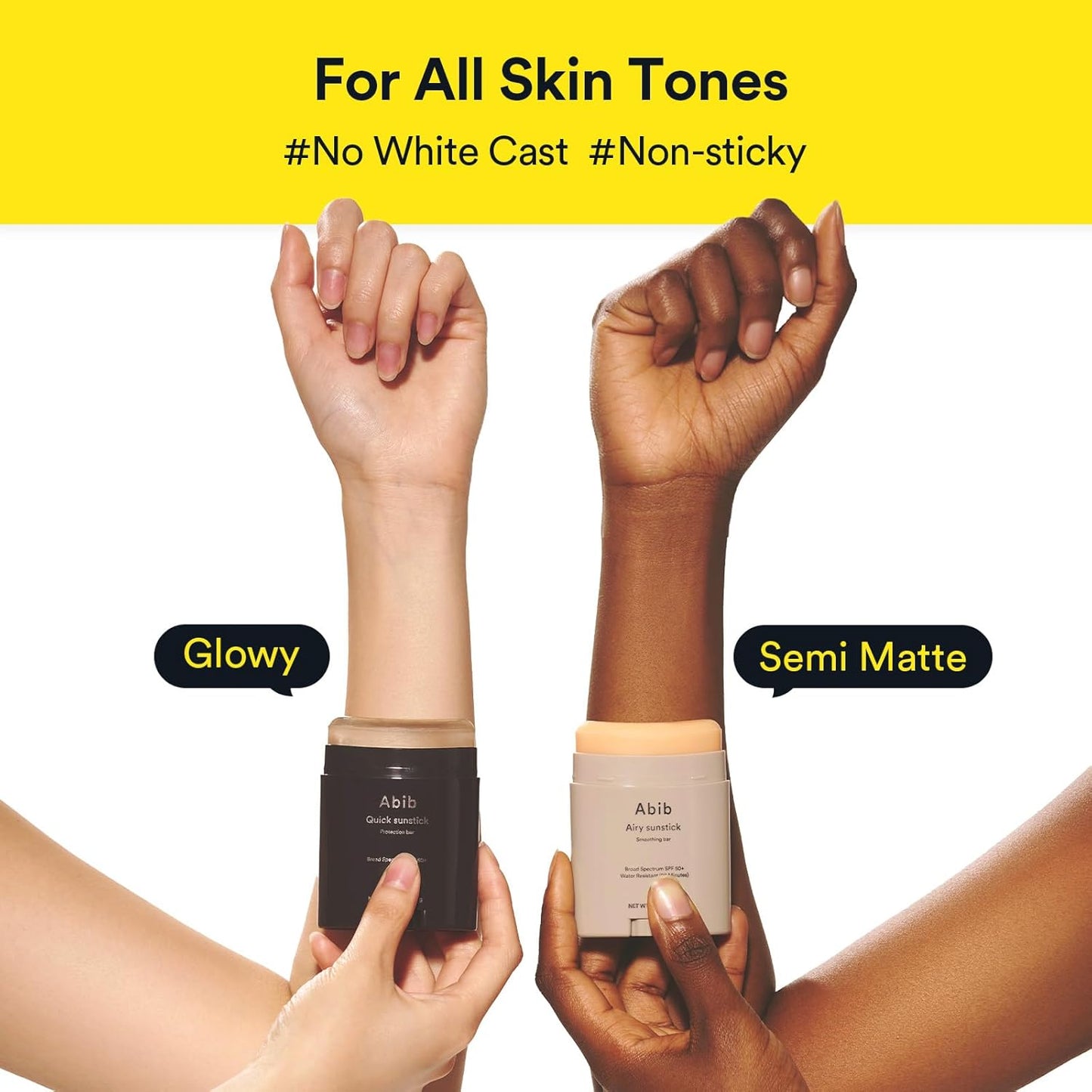 Get Your Glow On with Airy Sunstick SPF 50+! ☀️✨ No White Cast, Water-Resistant, and Perfect for On-the-Go Protection! #KoreanSunscreen #SunCare