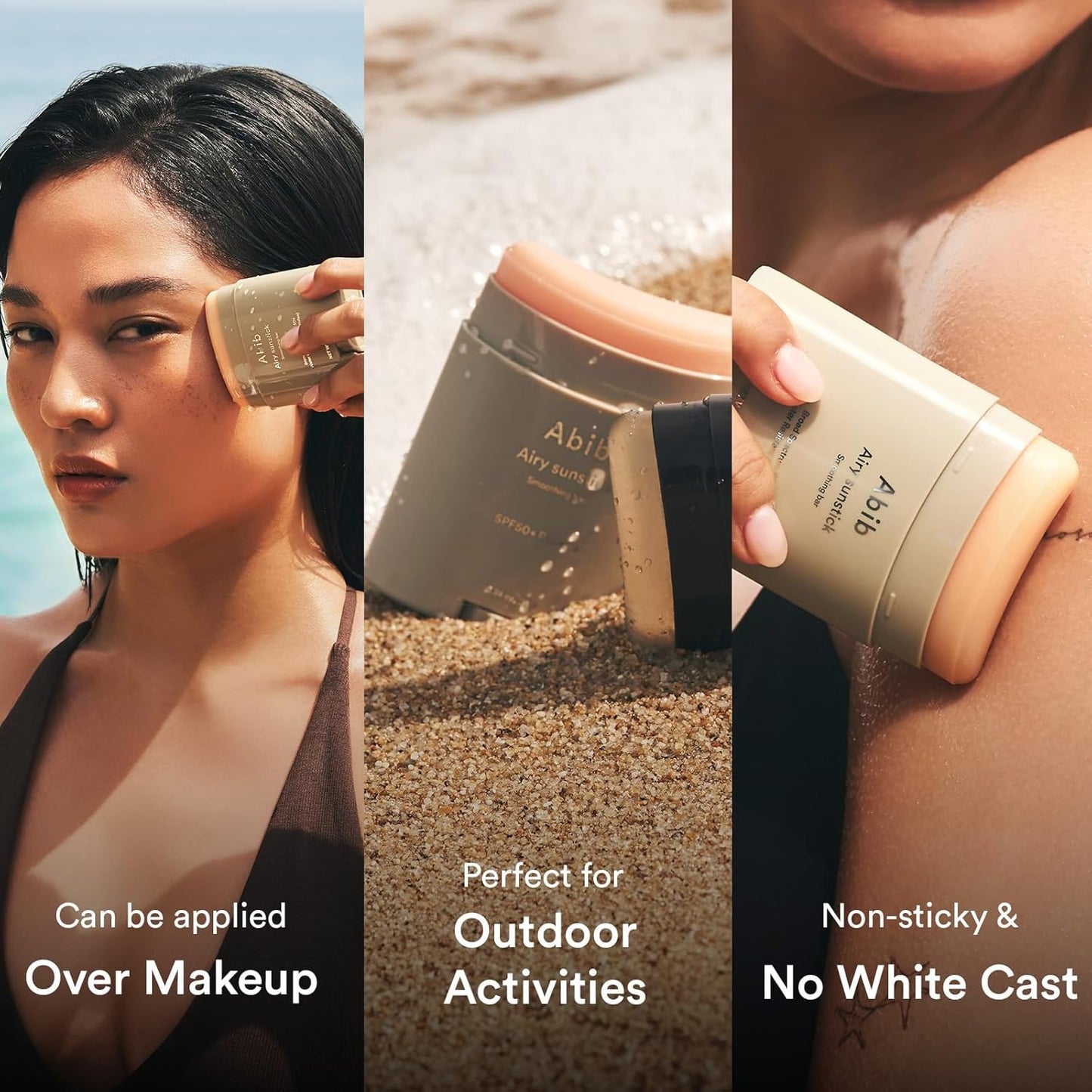 Get Your Glow On with Airy Sunstick SPF 50+! ☀️✨ No White Cast, Water-Resistant, and Perfect for On-the-Go Protection! #KoreanSunscreen #SunCare