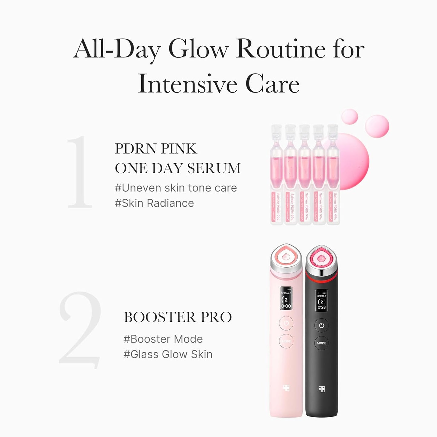 Glow Up Your Skin with Our Salmon DNA PDRN Pink One Day Serum! ✨ 99% Salmon DNA, Collagen, Glutathione & Hyaluronic Acid for Radiant Skin! 💖 #KoreanSkincare #GlowGetter