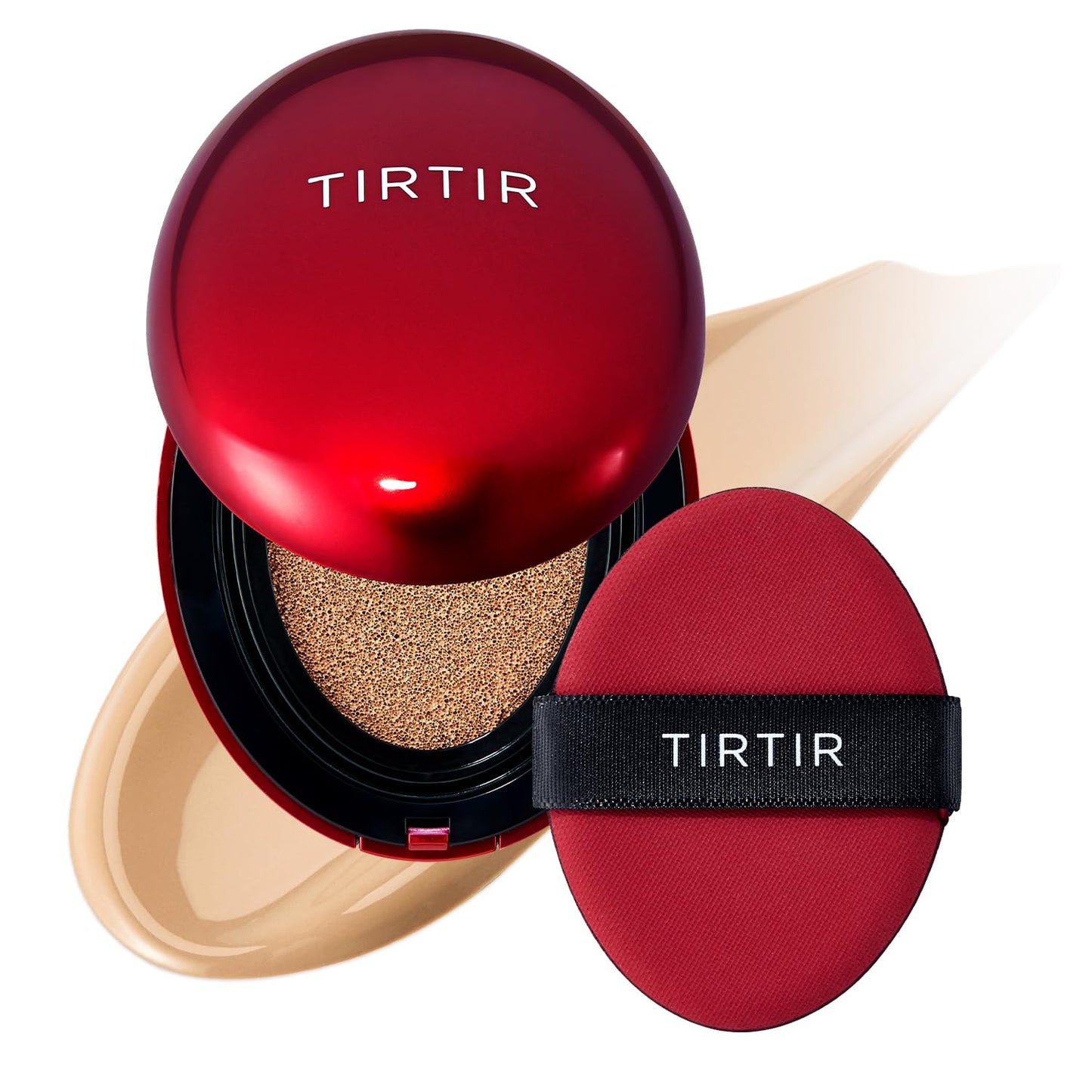 Get Flawless Skin with Our Mini Red Cushion Foundation! 🌟 Full Coverage, Weightless Feel, and a Gorgeous Satin Glow! Perfect for Concealing Tattoos! #KoreanMakeup #BeautyEssentials