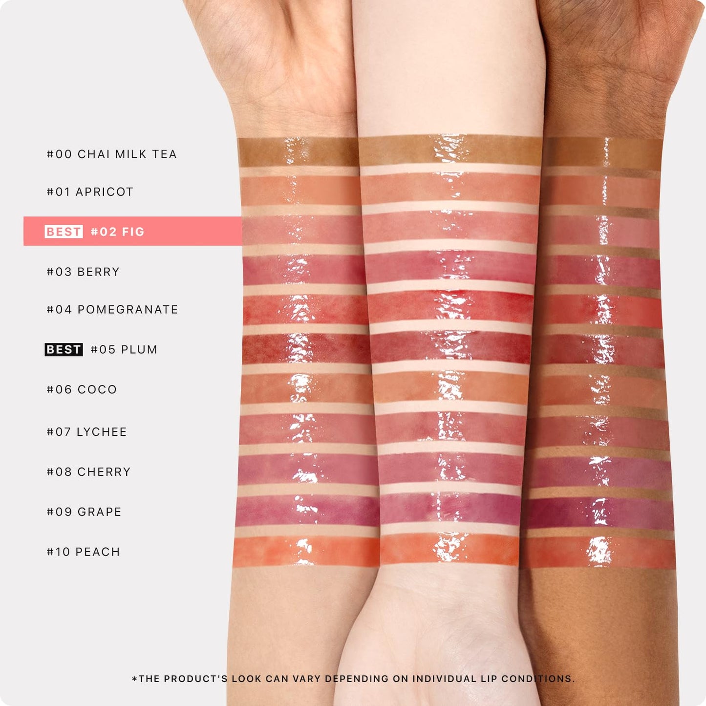 Honey Melting Lip Stick (02 Fig) - Hydrating Gloss and Moisturizing Balm with Sheer Tint and Nude Shine Finish, Korean Makeup