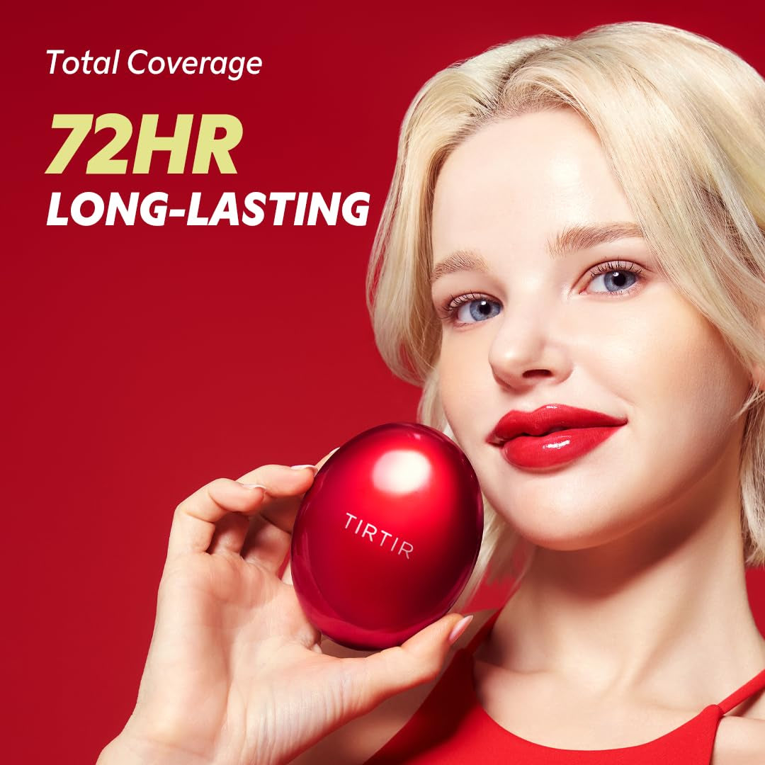 Get Flawless Skin with Our Mini Red Cushion Foundation! 🌟 Full Coverage, Weightless Feel, and a Gorgeous Satin Glow! Perfect for Concealing Tattoos! #KoreanMakeup #BeautyEssentials