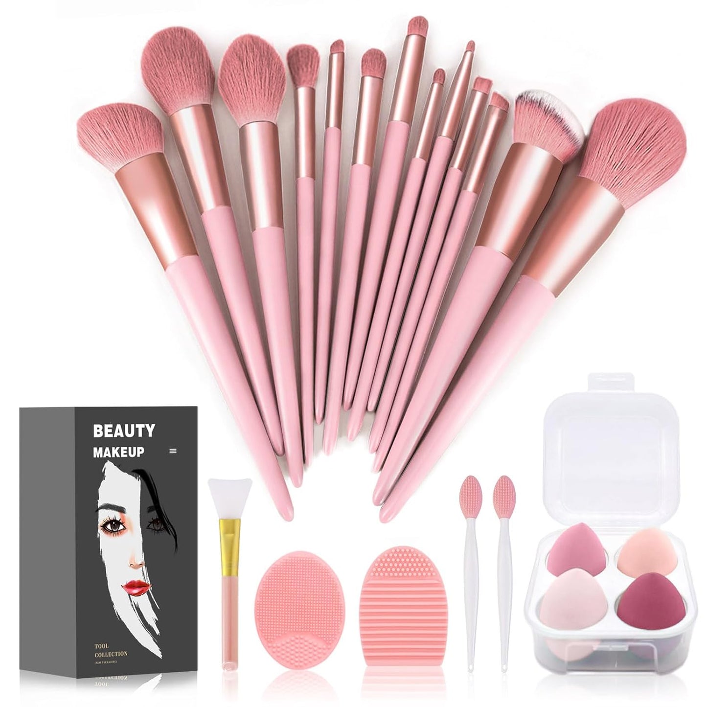 Get Glam with Our 22-Piece Green Makeup Brush Set! Perfect for Flawless Foundation & Stunning Eyeshadow Looks! ππβ¨