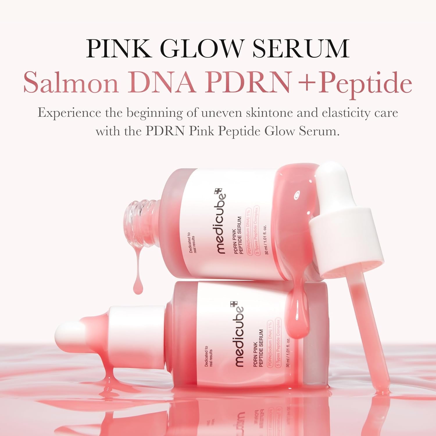 Revitalize Your Skin with Salmon DNA PDRN Pink Peptide Serum! π Hydrate, Moisturize, and Firm Up Uneven Skin Tone with Niacinamide! π 1.01 Fl.Oz.