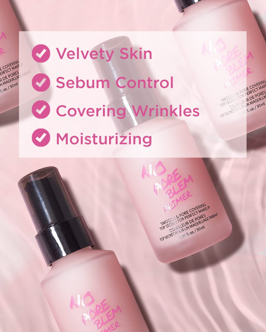 Say goodbye to pores and hello to flawless skin! 🌟✨ Check out our No Pore Blem Primer for a smooth finish and all-day makeup wear! 💖 #MakeupMustHave #FlawlessSkin