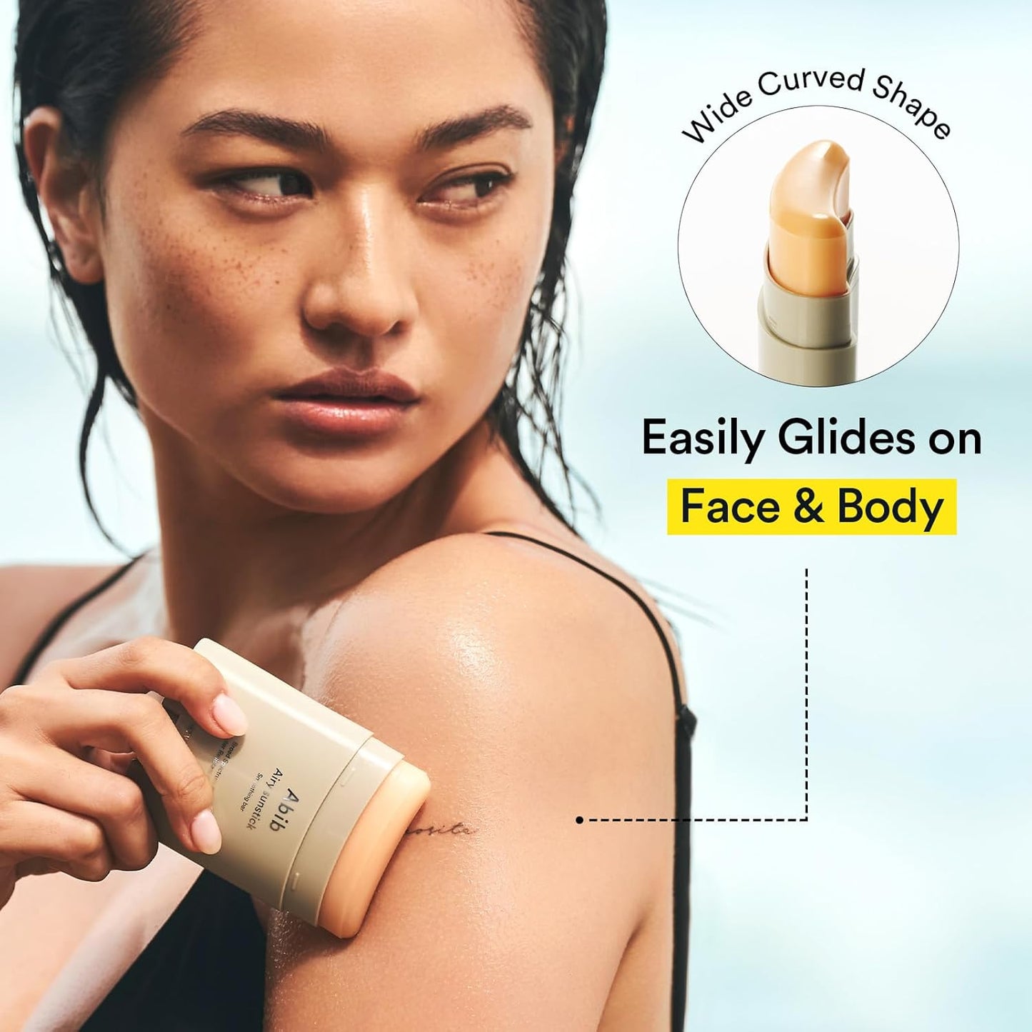 Get Your Glow On with Airy Sunstick SPF 50+! ☀️✨ No White Cast, Water-Resistant, and Perfect for On-the-Go Protection! #KoreanSunscreen #SunCare