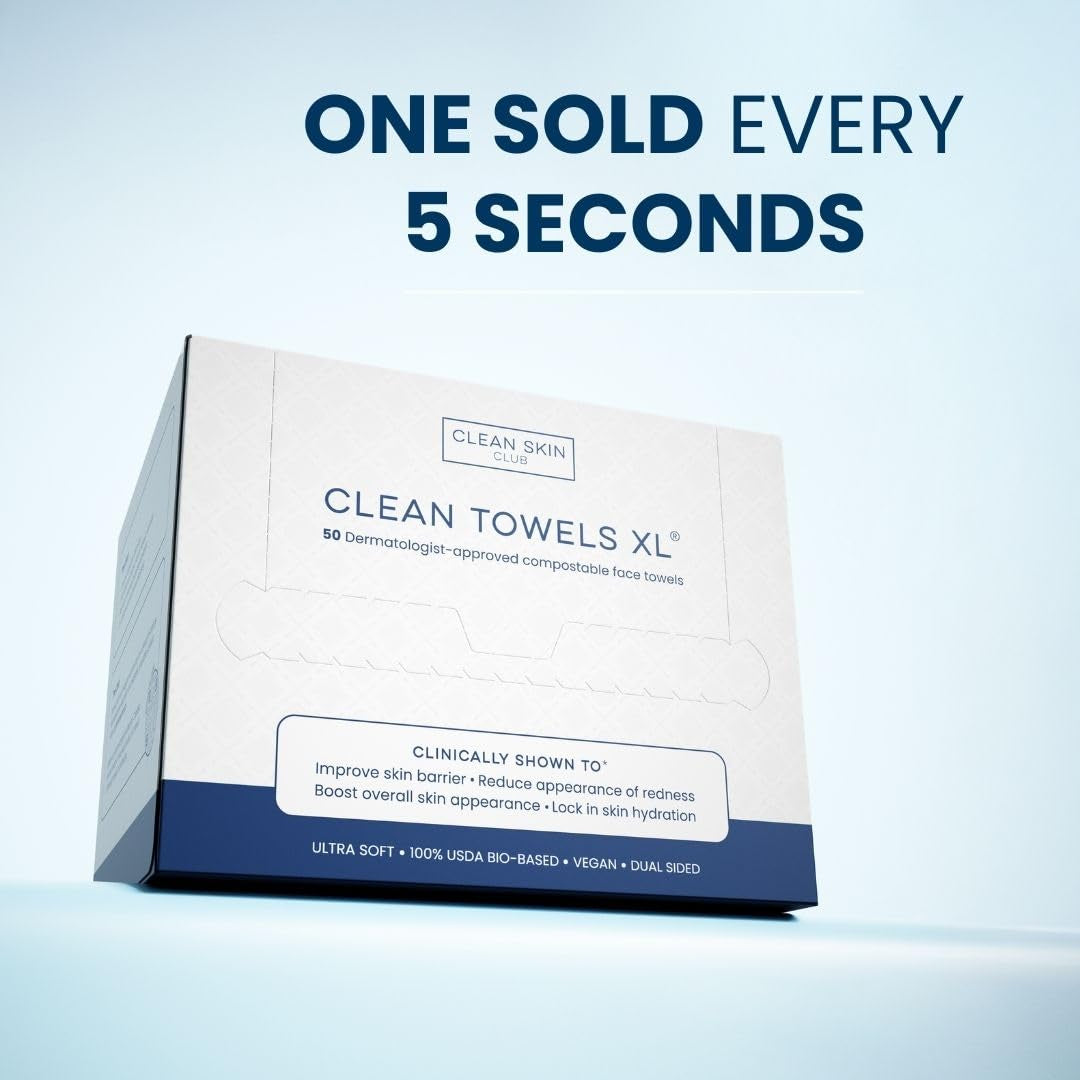 Say goodbye to stubborn makeup with our XL Biobased Face Towels! 🌿✨ Approved by the Eczema Association, these ultra-soft disposable wipes come in a 50 count pack. Perfect for sensitive skin! 💖 #MakeupRemover #EcoFriendly #SkincareEssentials