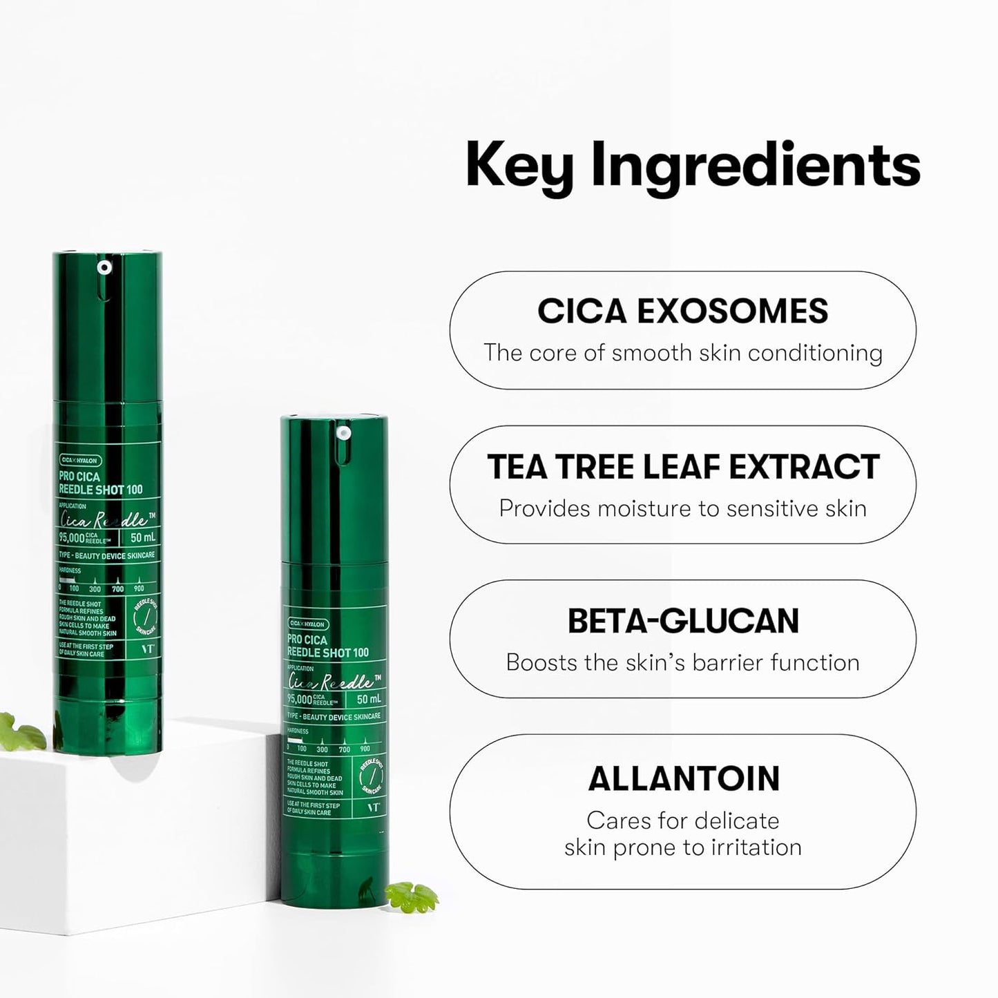 Pro Cica Reedle Shot 100 - Centella Asiatica Microneedling Serum with Cica Exosome and Hyaluronic Acid for Enhanced Skin Soothing and Radiance, 1.69 Fl Oz (50ml)