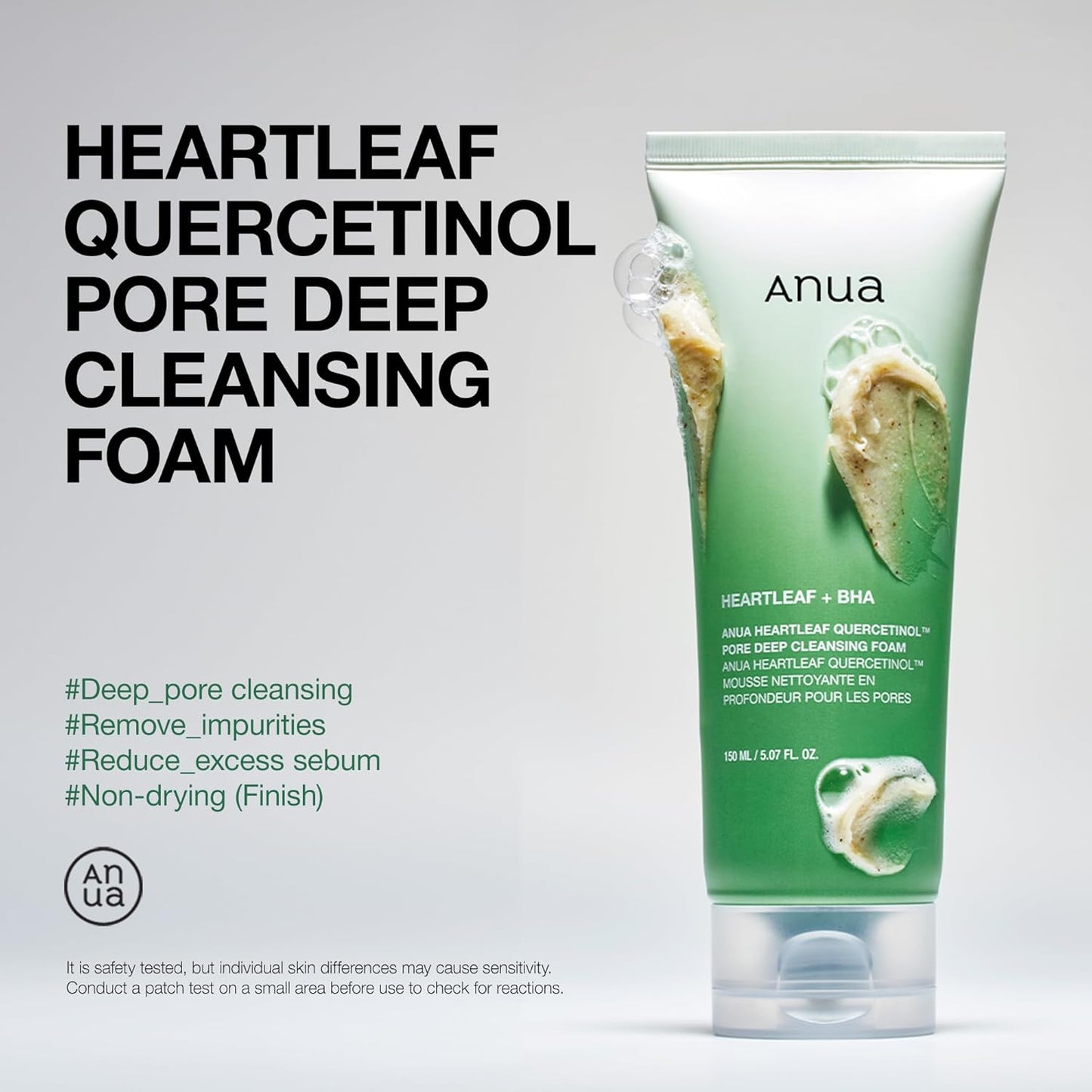Heartleaf Quercetinol Pore Deep Cleansing Foam, Facial Cleanser, for Double Cleansing, BHA, Hyaluronic Acid, Glycerin, Face Wash, Blackhead Remover, Korean Skincare (150Ml/5.07 Fl.Oz.) blackrose picks blackrose picks