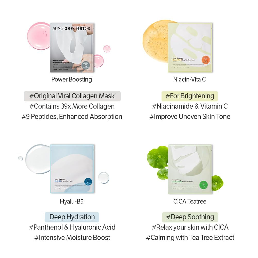 Transform Your Skin While You Sleep! πβ¨ Try Our Deep Collagen Overnight Mask - 4 Pack of Hydrating Magic for Enhanced Elasticity! π #KoreanSkincare #BeautySleep