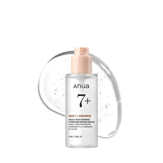 Unlock Radiant Skin with Our Rice Ceramide 7 Hydrating Barrier Serum! 💧✨ Infused with Rice, Hyaluronic Acid & Niacinamide for Ultimate Brightening & Hydration. Fragrance-Free & Non-Comedogenic! #SkincareGoals #GlowUp