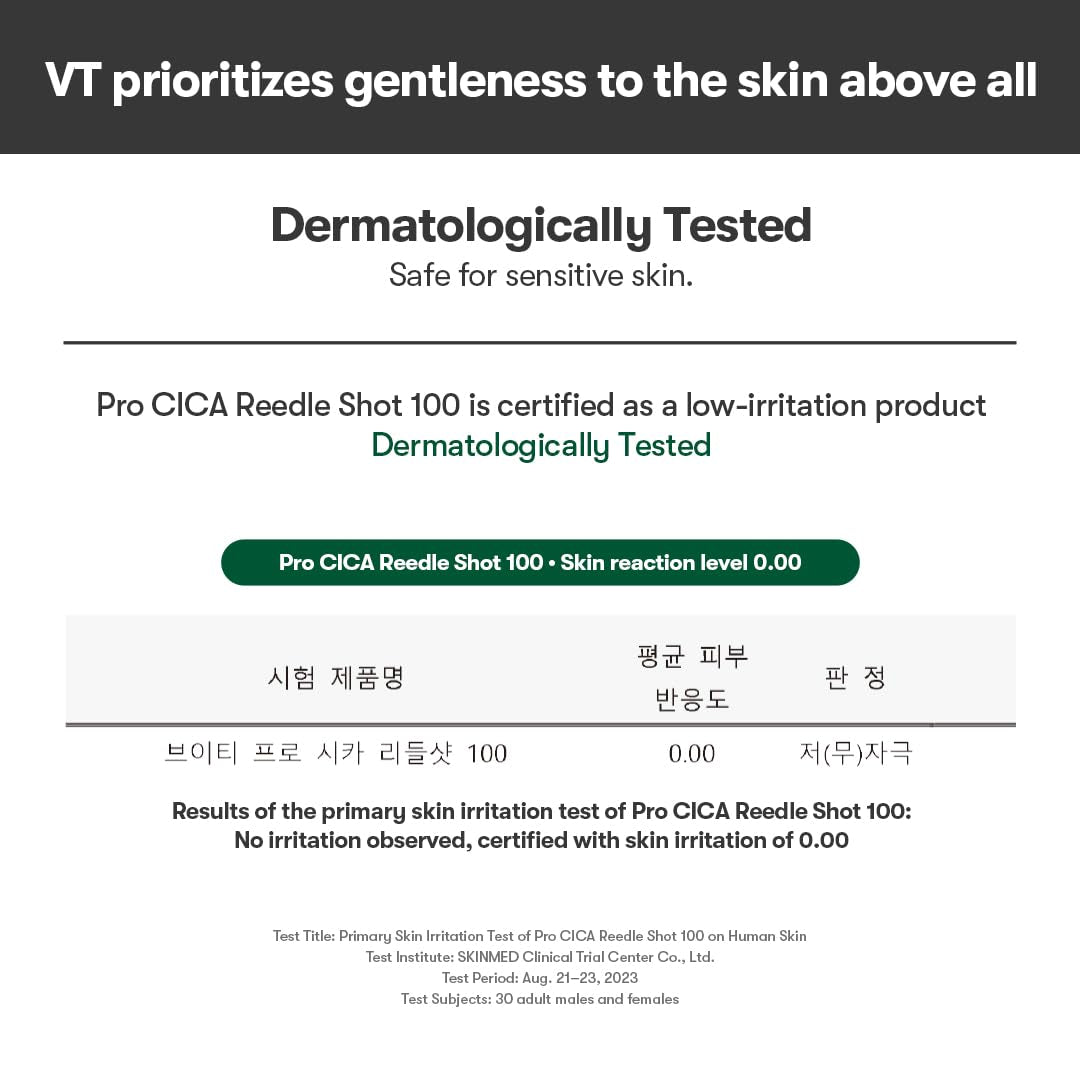 Pro Cica Reedle Shot 100 - Centella Asiatica Microneedling Serum with Cica Exosome and Hyaluronic Acid for Enhanced Skin Soothing and Radiance, 1.69 Fl Oz (50ml)