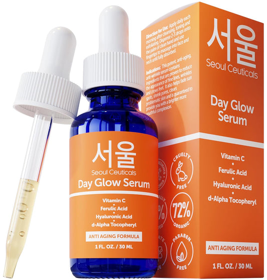 Glow Up Your Skin! ✨ Try Our Korean 20% Vitamin C & Hyaluronic Acid Serum for Youthful, Wrinkle-Free Skin! 🌟 #SkincareRoutine #AntiAging