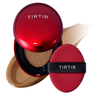 Get Flawless Skin with Our Mini Red Cushion Foundation! 🌟 Full Coverage, Weightless Feel, and a Gorgeous Satin Glow! Perfect for Concealing Tattoos! #KoreanMakeup #BeautyEssentials