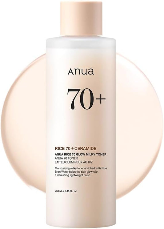 Get Your Glow On! ✨ Discover the Magic of Rice 70 Glow Milky Toner for Glass Skin! 🍚💧 Fragrance-Free & Fungal Acne Safe! #KBeauty #SkincareGoals