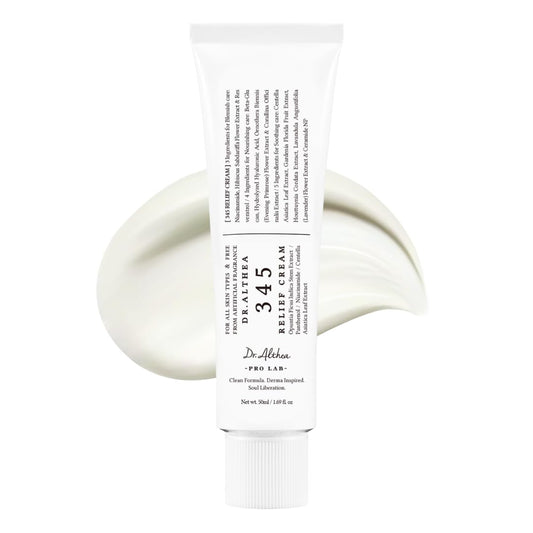 Say goodbye to blemishes with Dr. Althea 345 Relief Cream! 🌿✨ This daily moisturizer soothes and hydrates all skin types with the power of Niacinamide and Panthenol. Vegan, effective, and perfect for your skincare routine! #KoreanSkincare #BlemishCare #VeganBeauty