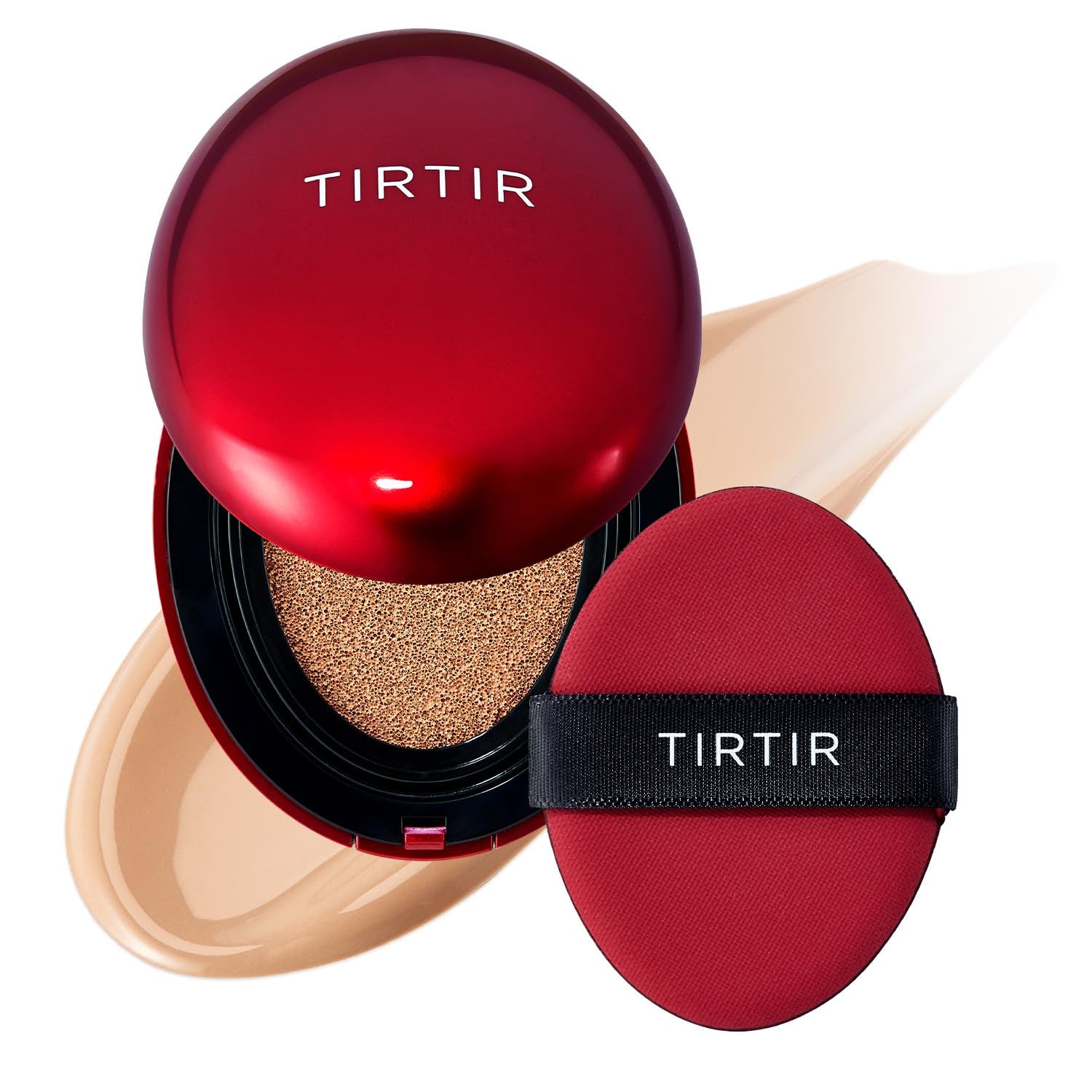 Get Flawless Skin with Our Mini Red Cushion Foundation! 🌟 Full Coverage, Weightless Feel, and a Gorgeous Satin Glow! Perfect for Concealing Tattoos! #KoreanMakeup #BeautyEssentials