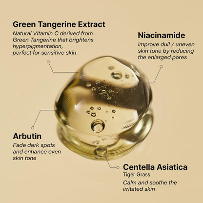 Revitalize Your Skin with Green Tangerine Vitamin C Serum! 🍊✨ Advanced Korean Skincare in a 1.02 Fl Oz Bottle! #SkincareGoals #VitaminC