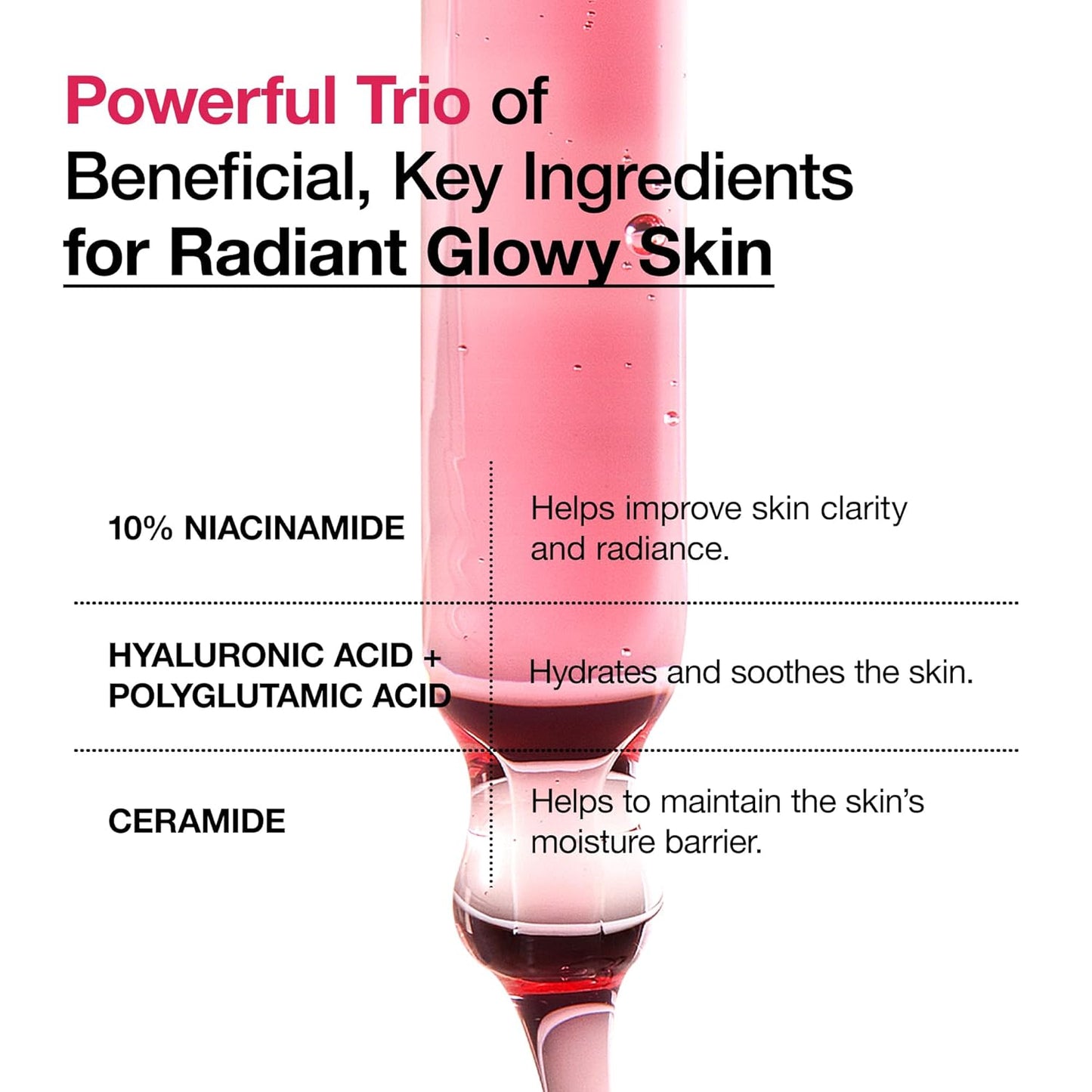 Niacinamide 10% and Tranexamic Acid 4% Serum with Hyaluronic Acid and Vitamin B12 for Enhanced Radiance, 30ml