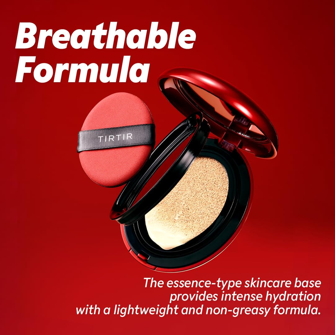 Get Flawless Skin with Our Mini Red Cushion Foundation! 🌟 Full Coverage, Weightless Feel, and a Gorgeous Satin Glow! Perfect for Concealing Tattoos! #KoreanMakeup #BeautyEssentials