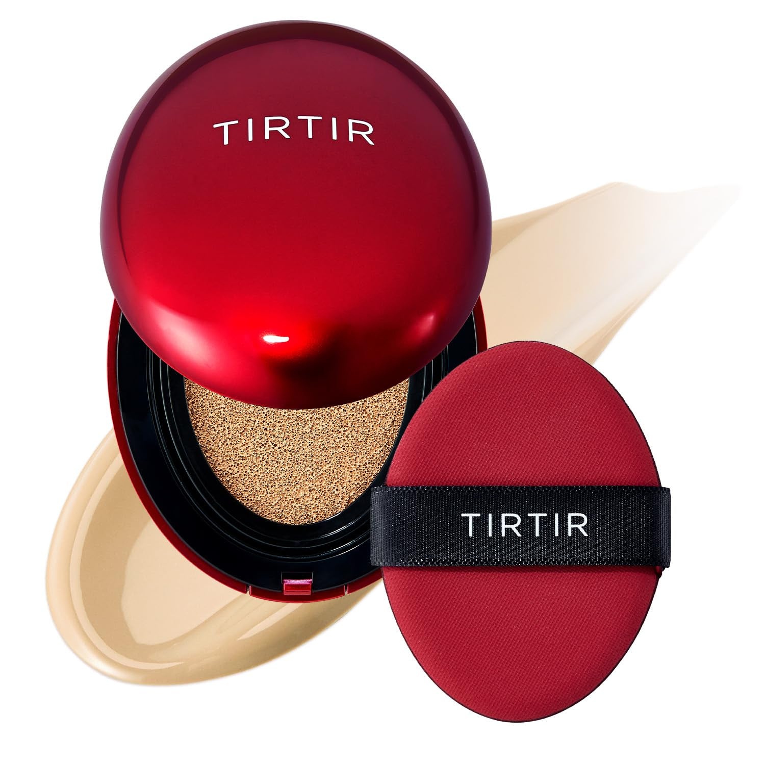 Get Flawless Skin with Our Mini Red Cushion Foundation! 🌟 Full Coverage, Weightless Feel, and a Gorgeous Satin Glow! Perfect for Concealing Tattoos! #KoreanMakeup #BeautyEssentials