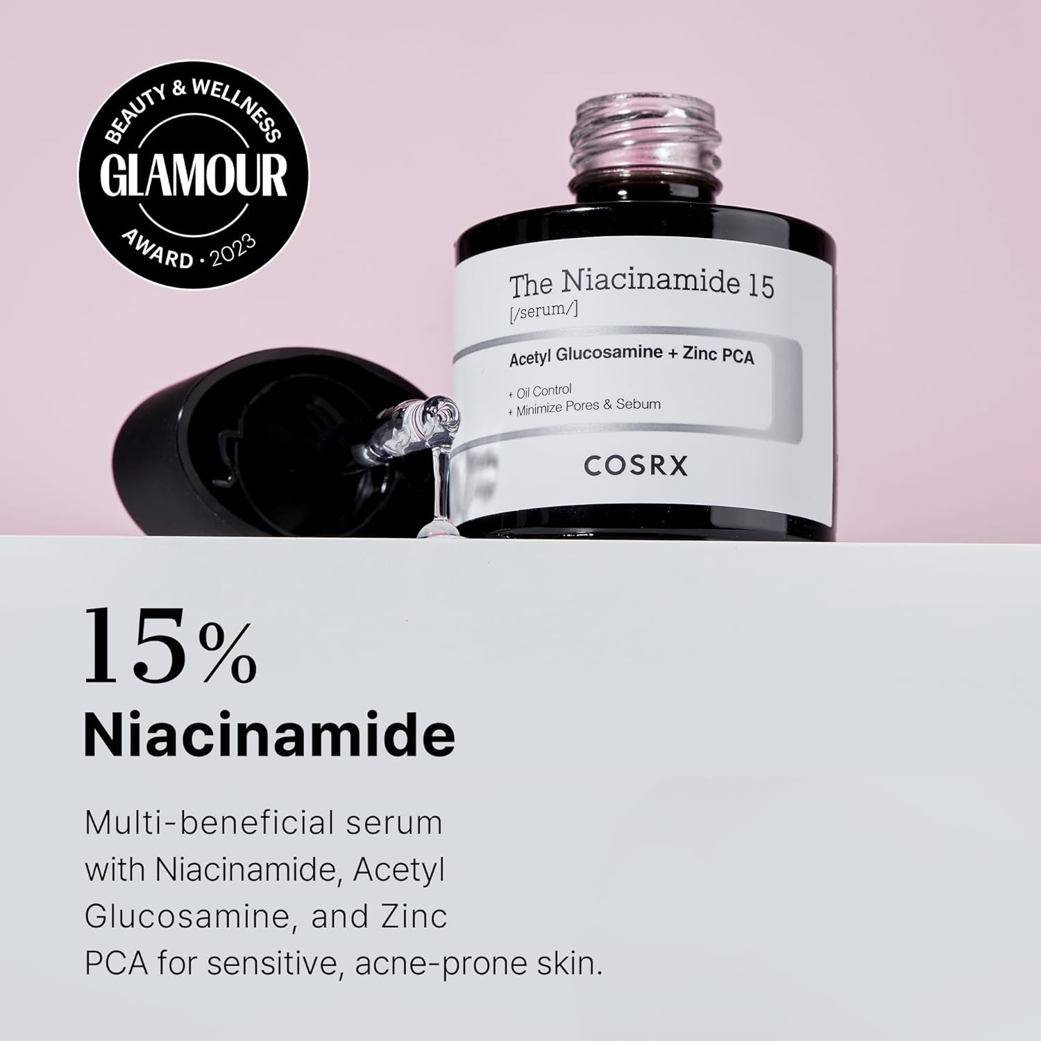 Glow Up with Our 15% Niacinamide Face Serum! 🌟 Pore Minimizing & Skin Tone Perfecting - Your New Korean Skincare Essential! 💖