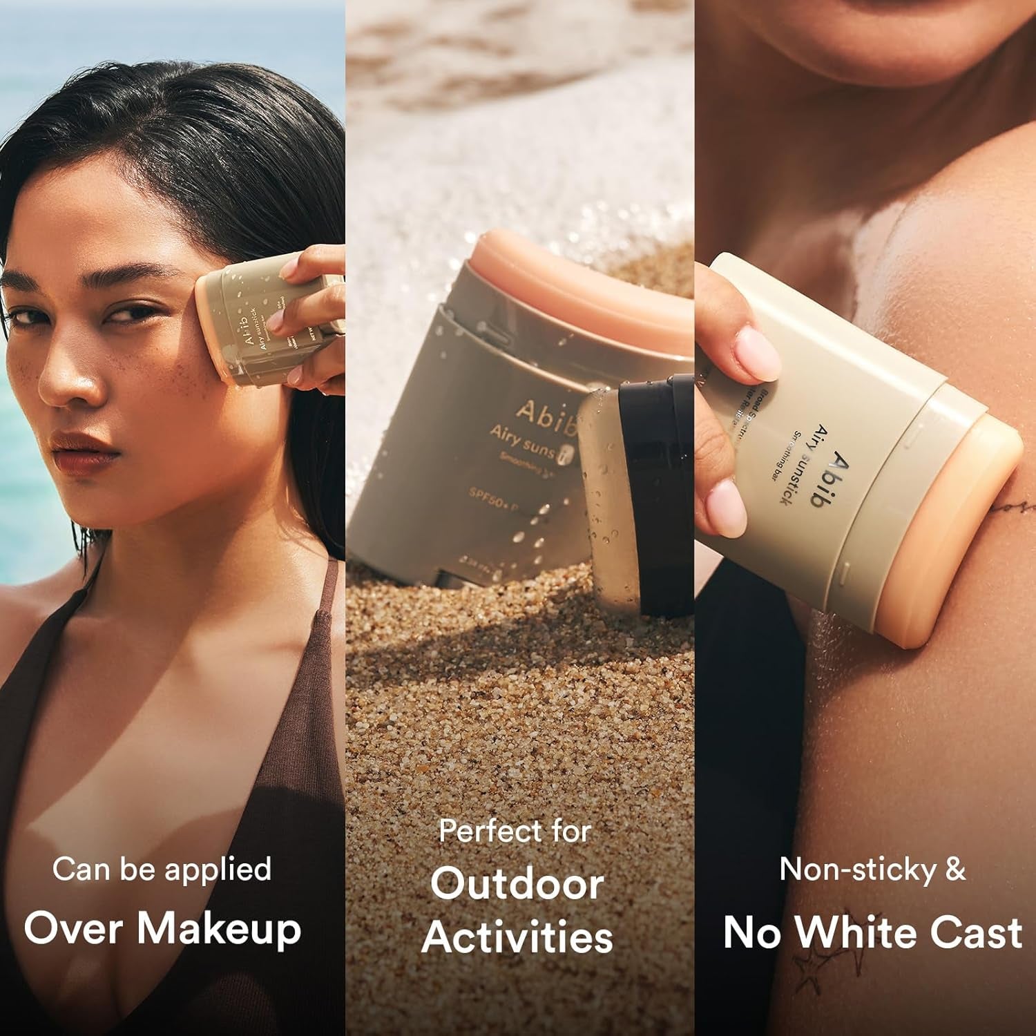 Get Your Glow On with Airy Sunstick SPF 50+! ☀️✨ No White Cast, Water-Resistant, and Perfect for On-the-Go Protection! #KoreanSunscreen #SunCare