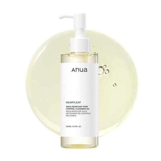 Heartleaf Pore Control Cleansing Oil - Facial Cleanser for Makeup and Blackhead Removal, Korean Skincare, 6.76 Fl Oz (200 mL)