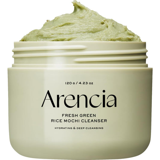 Korean Rice Mochi Face Cleanser - Face Mask, Foaming Cleanser, Gentle Scrub All in One - Deep Cleansing, Moisturizing, Pore Minimizing, Removing Blackhead- with Rice Water & Green Tea, Mugwort blackrose picks blackrose picks