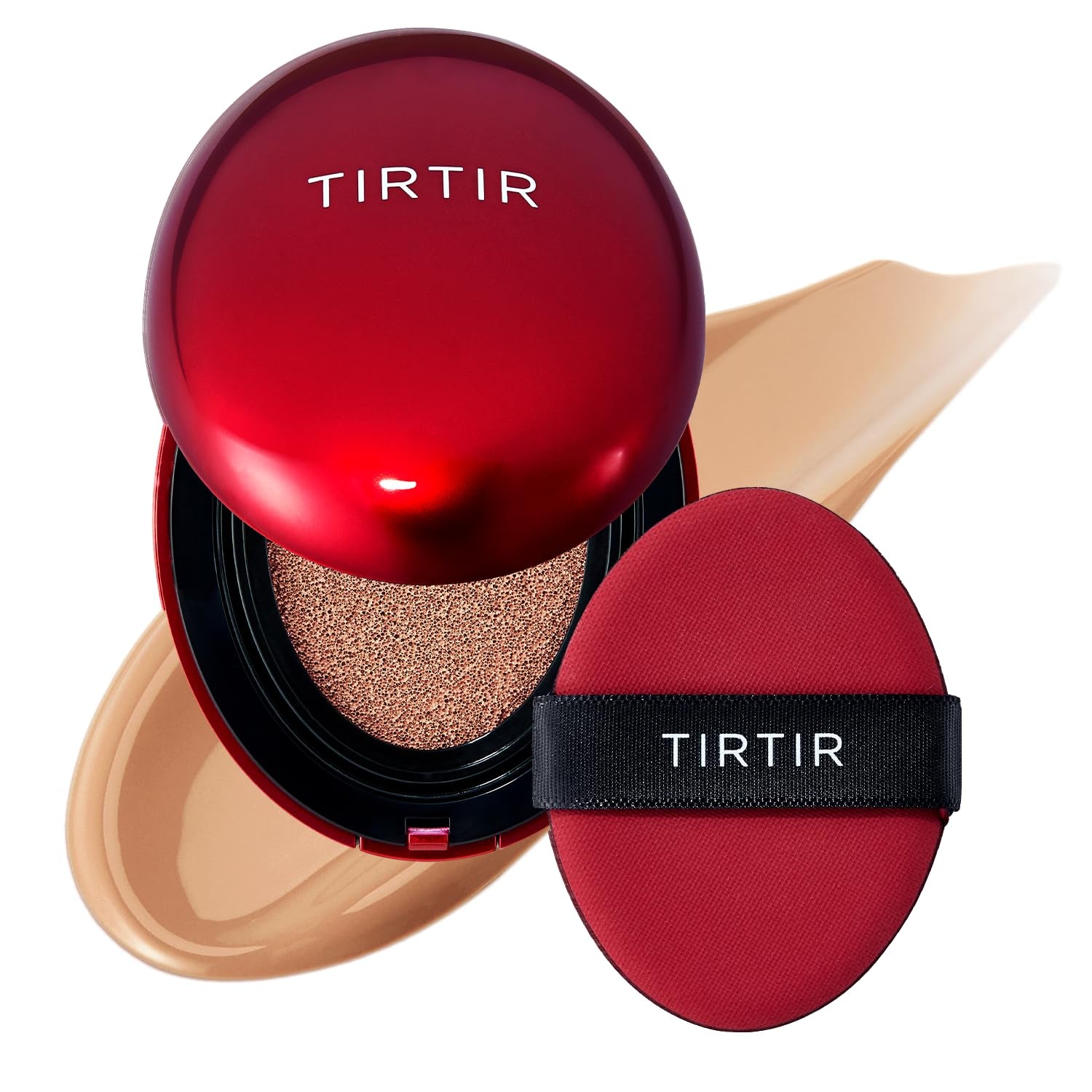 Get Flawless Skin with Our Mini Red Cushion Foundation! 🌟 Full Coverage, Weightless Feel, and a Gorgeous Satin Glow! Perfect for Concealing Tattoos! #KoreanMakeup #BeautyEssentials
