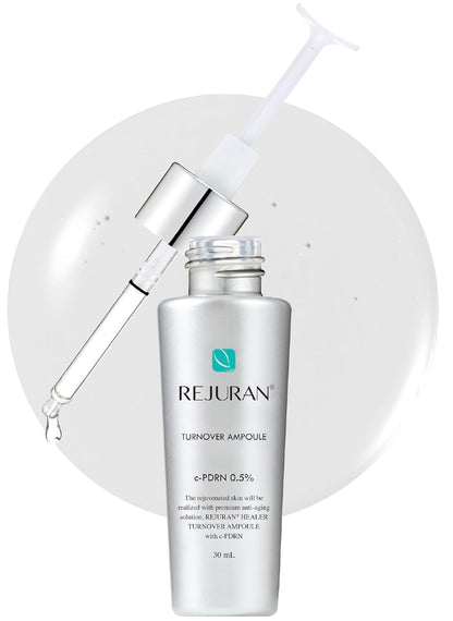 Glow Up with Turnover Ampoule! 🌟 Experience the magic of Original Salmon DNA for firmer, hydrated, and radiant skin. Say goodbye to aging with this must-have Korean skincare serum! 💖✨ #SkincareGoals #AntiAging #RadiantSkin