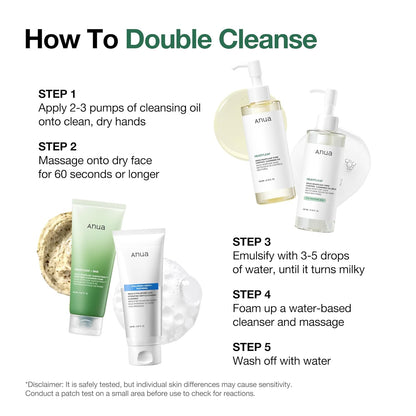 Heartleaf Pore Control Cleansing Oil - Facial Cleanser for Makeup and Blackhead Removal, Korean Skincare, 6.76 Fl Oz (200 mL)