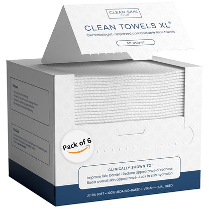 Say goodbye to stubborn makeup with our XL Biobased Face Towels! 🌿✨ Approved by the Eczema Association, these ultra-soft disposable wipes come in a 50 count pack. Perfect for sensitive skin! 💖 #MakeupRemover #EcoFriendly #SkincareEssentials