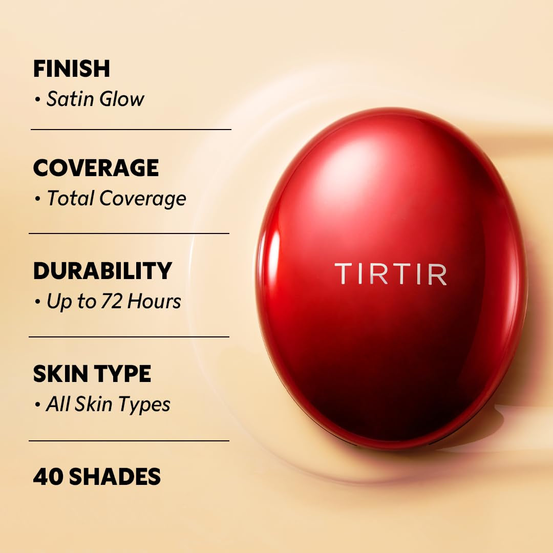 Get Flawless Skin with Our Mini Red Cushion Foundation! 🌟 Full Coverage, Weightless Feel, and a Gorgeous Satin Glow! Perfect for Concealing Tattoos! #KoreanMakeup #BeautyEssentials