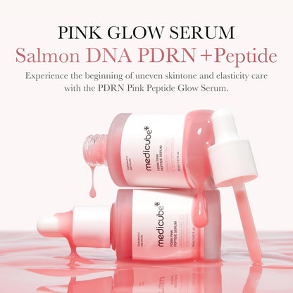 Revitalize Your Skin with Salmon DNA PDRN Pink Peptide Serum! 🌟 Hydrate, Moisturize, and Firm Up Uneven Skin Tone with Niacinamide! 💖 1.01 Fl.Oz.