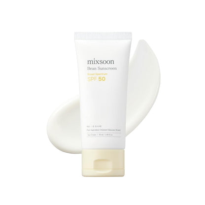 Get That Korean Glass Skin! 🌟 Bean Sunscreen SPF 50 - Lightweight & No White Cast! ☀️💧 1.69 Fl. Oz. of Radiance!