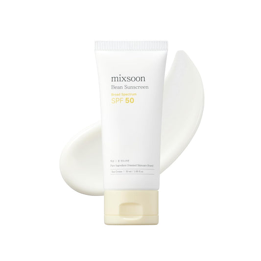 Get That Korean Glass Skin! 🌟 Bean Sunscreen SPF 50 - Lightweight & No White Cast! ☀️💧 1.69 Fl. Oz. of Radiance!
