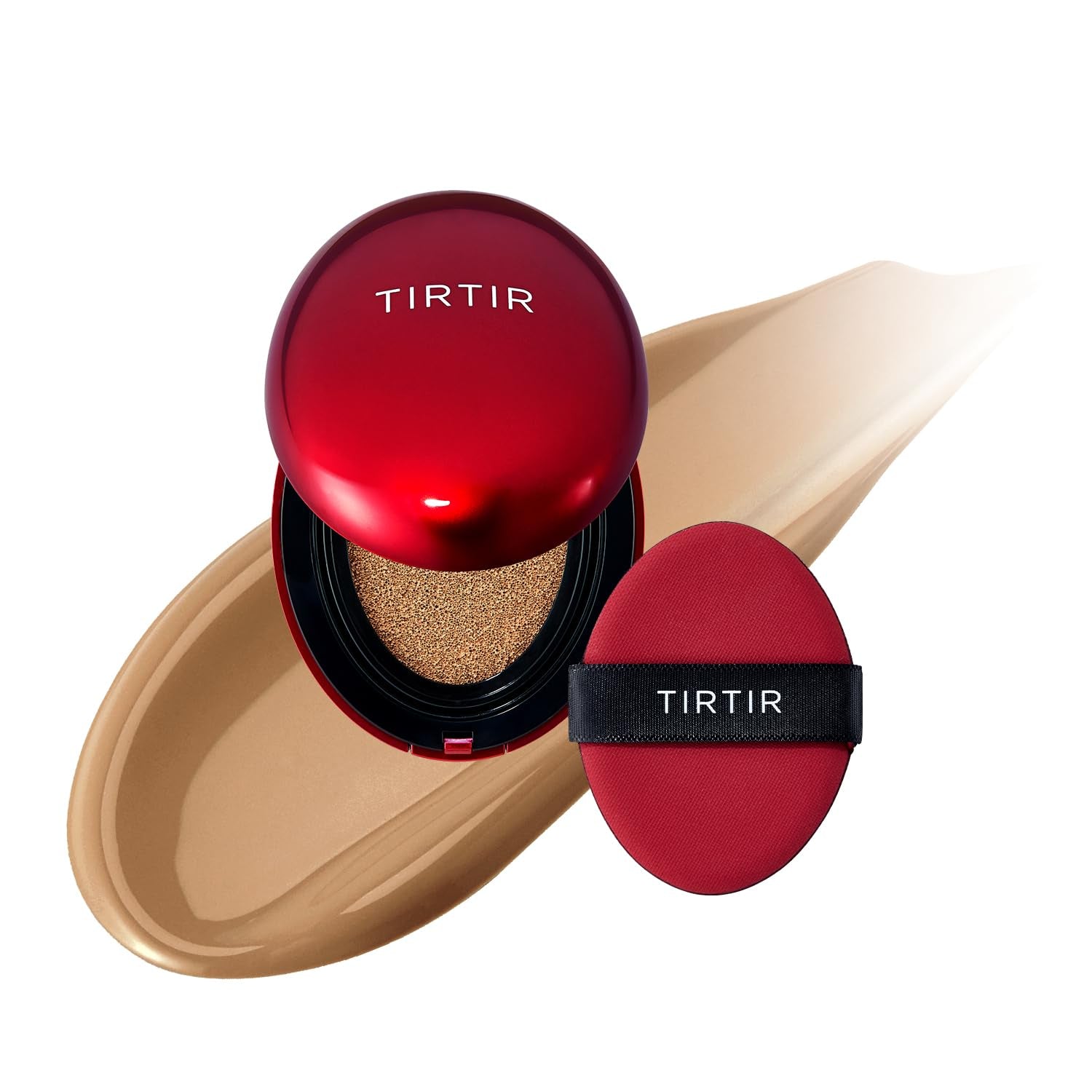 Get Flawless Skin with Our Mini Red Cushion Foundation! 🌟 Full Coverage, Weightless Feel, and a Gorgeous Satin Glow! Perfect for Concealing Tattoos! #KoreanMakeup #BeautyEssentials