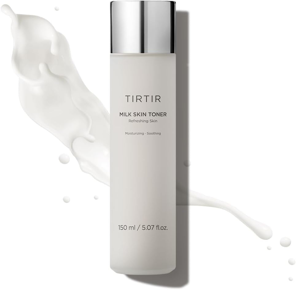 Milk Skin Rice Toner - Intensive Hydrating Facial Toner with Niacinamide, Ceramide, and Rice Bran Extract, Vegan Korean Skincare, 150ml / 5.07 fl. oz.
